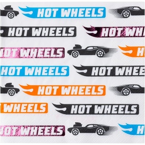 image:imageBonjour Fte Hot Wheels Multicolor Race Car Napkins Pack of 20 65