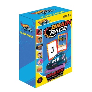 image:imageHot Wheels Brain Race Flash Cards 101 Cards for Preschool to Kindergarten Practice  Letters Numbers Colors amp Shapes  Early Learning for Kids Ages 36