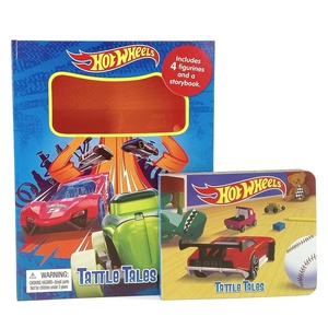 image:imageHot Wheels Tattle Tales  Activity Books for kids 12page storybook 4 figurines