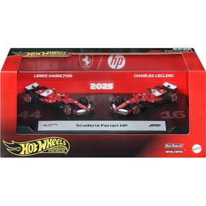 image:imageHot Wheels Premium Formula 1 Scuderia Ferrari HP Racecars 2Pack